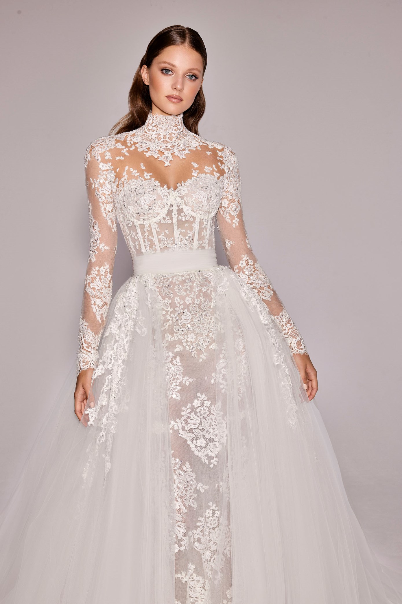 Bridal Look1 Inspirated By Zuhair Murad Bridal Fall 2023