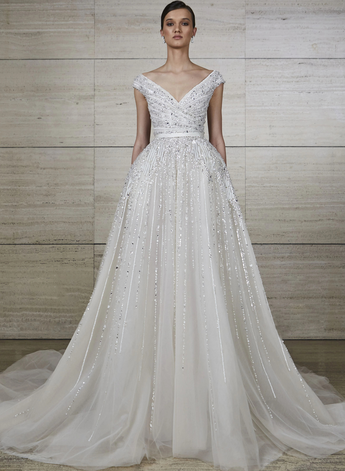 Look 7 BRIDAL SPRING 2022 ELIE SAAB INSPIRATED