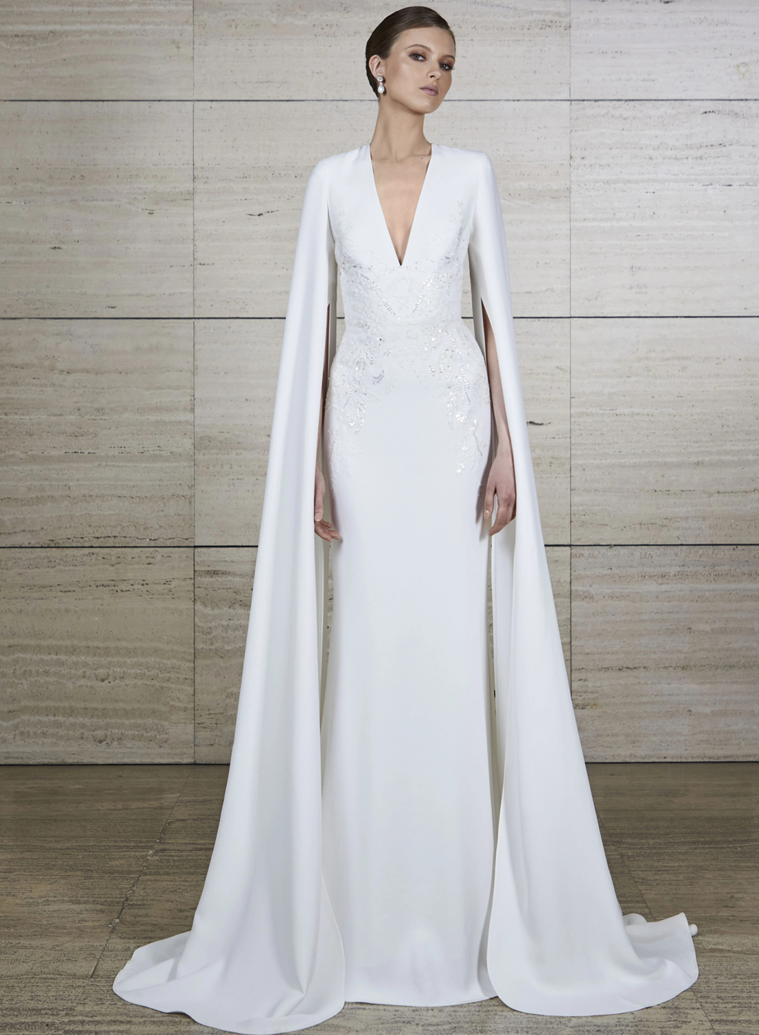 Look 2 BRIDAL SPRING 2022 ELIE SAAB INSPIRATED