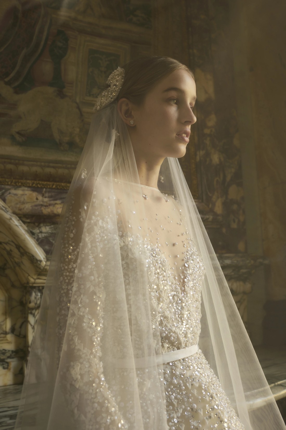 Look 3 BRIDAL FALL 2022 ELIE SAAB INSPIRATED